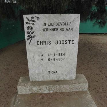 JOOSTE Chris 1964-1987