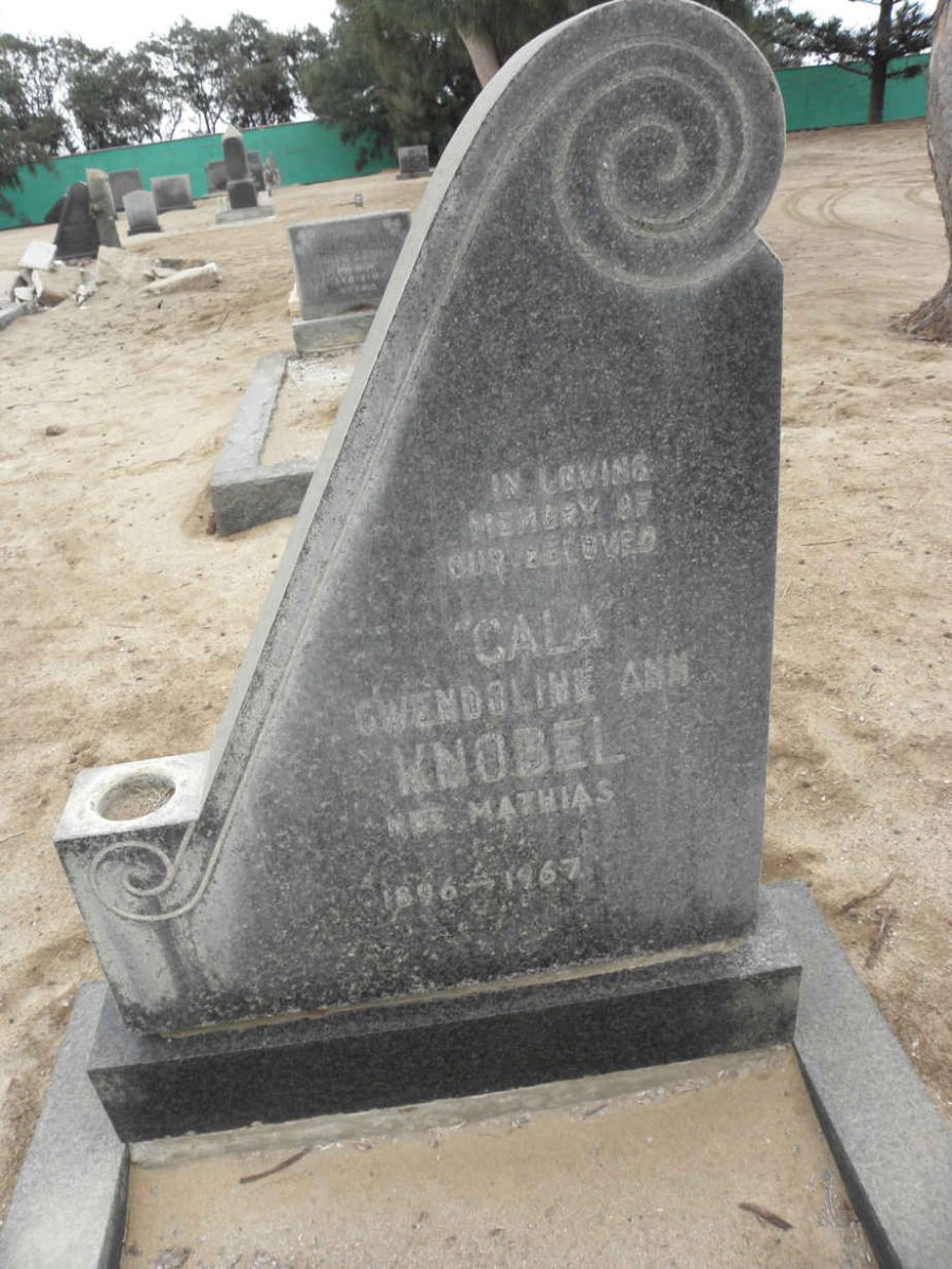 KNOBEL Gwendoline Ann nee MATHIAS 1896-1967