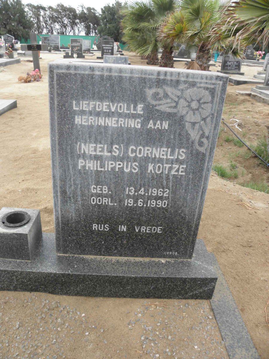 KOTZE Cornelis Philippus 1962-1990