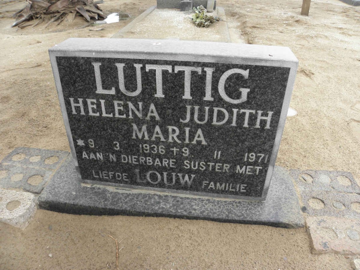 LUTTIG Hekena Judith Maria 1936-1971