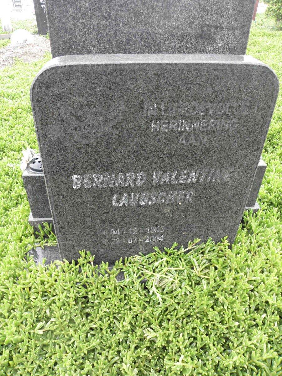 LAUBSCHER Bernard Valentine 1943-2004