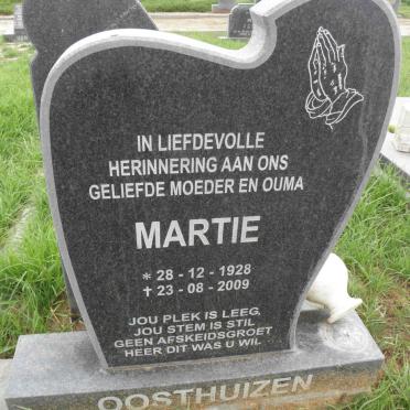 OOSTHUIZEN Martie1928-2009