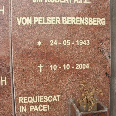 PELSER BERENSBERG Jhr Robert A.F.E., von 1943-2004
