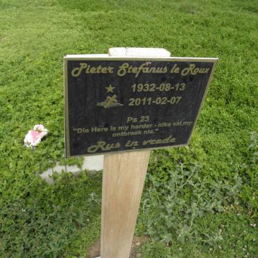 ROUX Pieter Stefanus, le 1932-2011