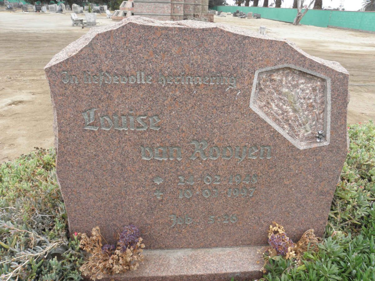 ROOYEN Louise, van 1948-1997