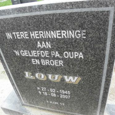 STEENKAMP Louw 1945-2007