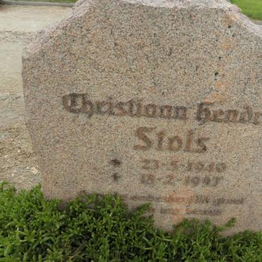 STOLS Christiaan Hendrik 1910-1997