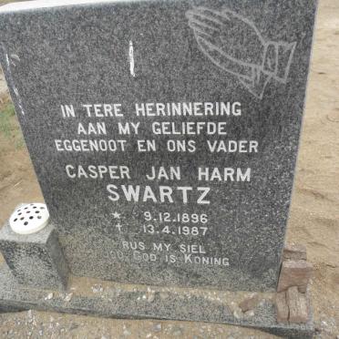 SWARTZ Casper Jan Harm 1896-1987