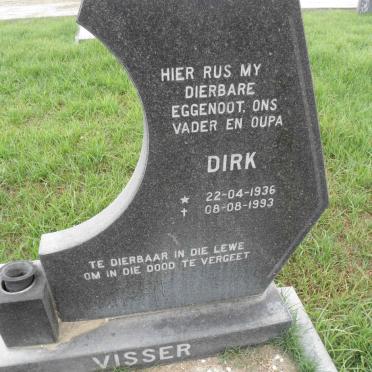 VISSER Dirk 1936-1993