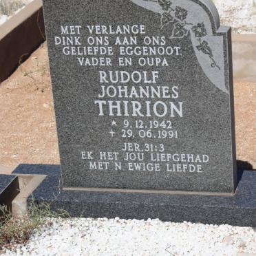 THIRION Rudolf Johannes 1942-1991