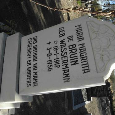 BRUIN Maria Magritta, de nee WASSERMANN 1912-1956