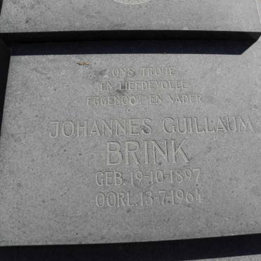 BRINK Johannes Guillaum 1897-1964 &amp; Philippina Jacoba Lodewika STRYDOM 1905-1959