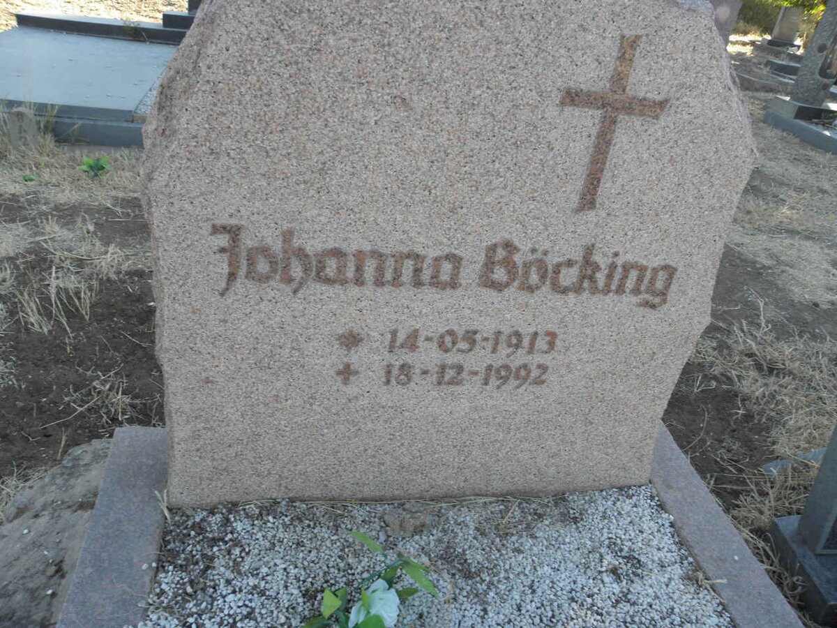 BÖCKING Johanna 1913-1992