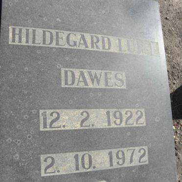 DAWES Hildegard Luise 1922-1972