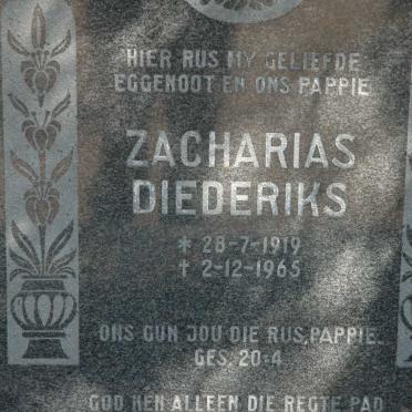 DIEDERIKS Zacharias 1919-1965