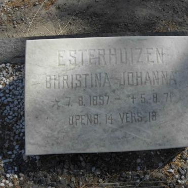 ESTERHUIZEN Christina Johanna 1897-1971