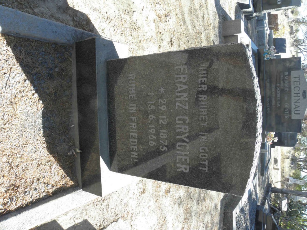 GRYGIER Franz 1875-1966