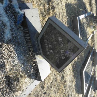 HEERDEN Andre Louis, van 1961-1982