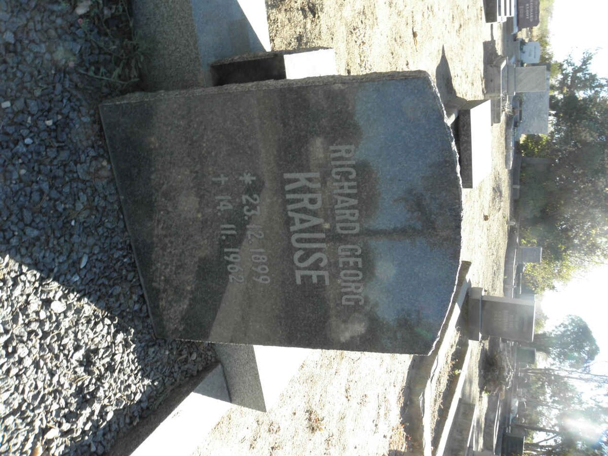 KRAUSE Richard Georg 1899-1962