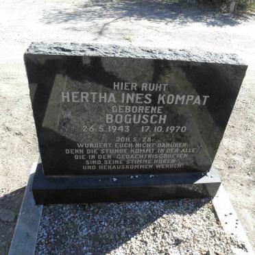 KOMPAT Hertha Ines nee BOGUSCH 1943-1970