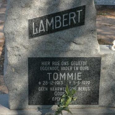 LAMBERT Tommie 1913-1979