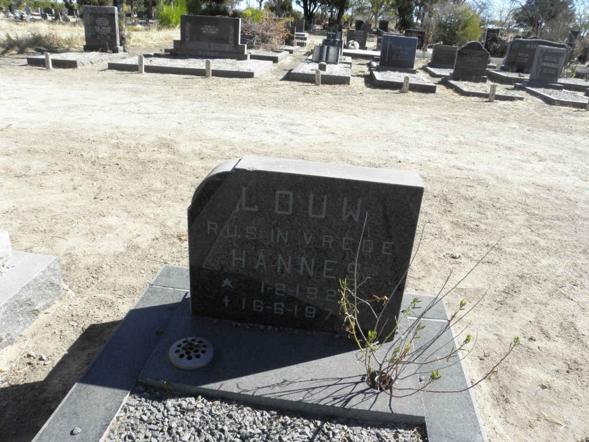 LOUW Hannes 192?-197?