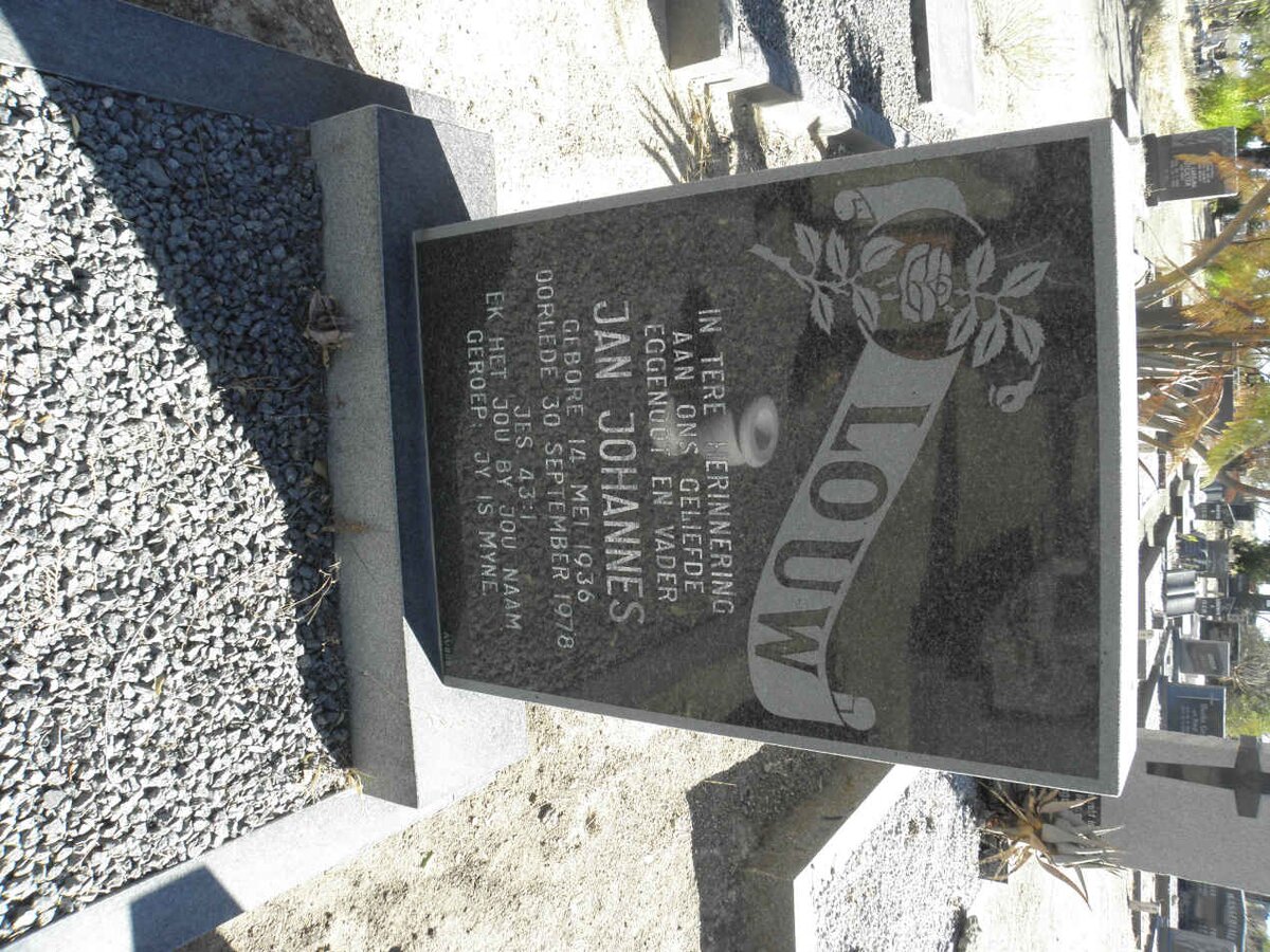 LOUW Jan Johannes 1936-1978