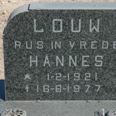 LOUW Hannes 1921-1977