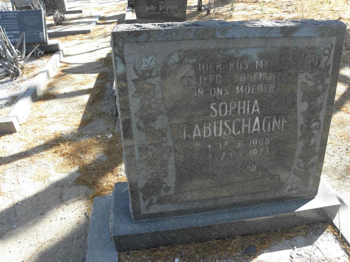 LABUSCHAGNE Sophia 1908-1973
