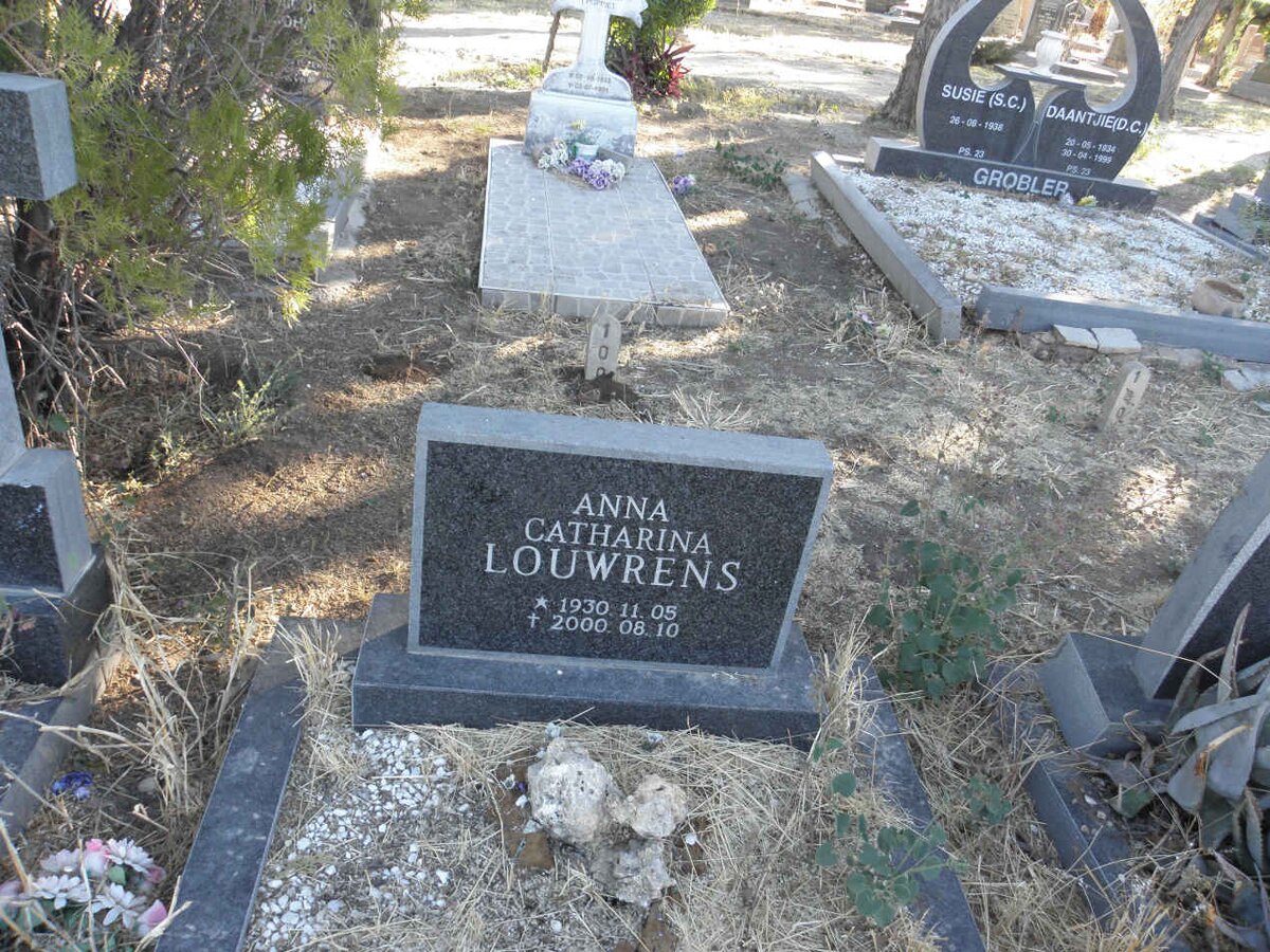 LOUWRENS Anna Catharina 1930-2000