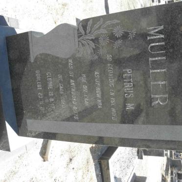 MULLER Petrus M. 1917-1971