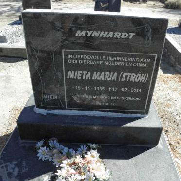 MYNHARDT Mieta Maria nee STROH 1935-2014