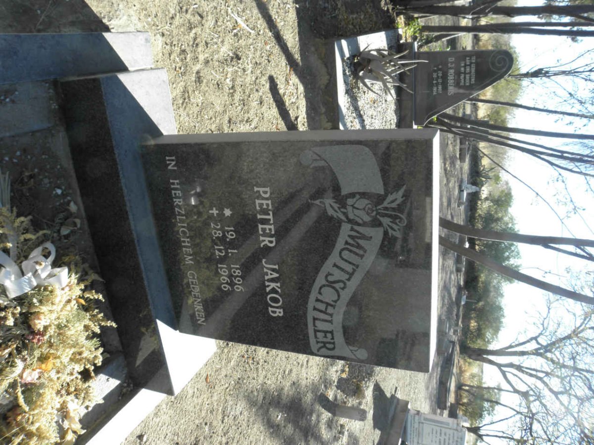 MUTSCHLER Peter Jakob 1896-1966