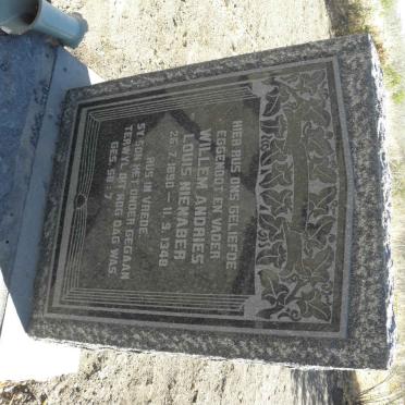 NIENABER Willem Andries Louis 1890-1948