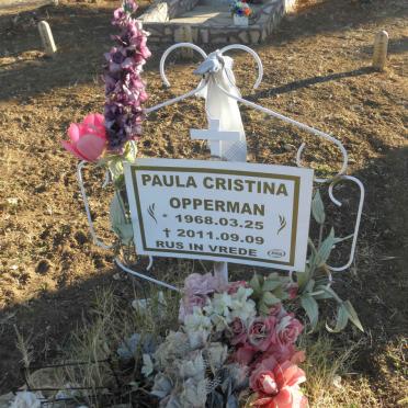 OPPERMAN Paula Cristina 1968-2011