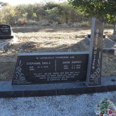 OOSTHUIZEN David Andries 1936-1990 &amp; Stephanie Paula 1933-