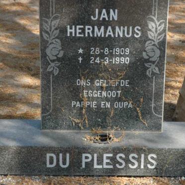 PLESSIS Jan Hermanus, du 1909-1990