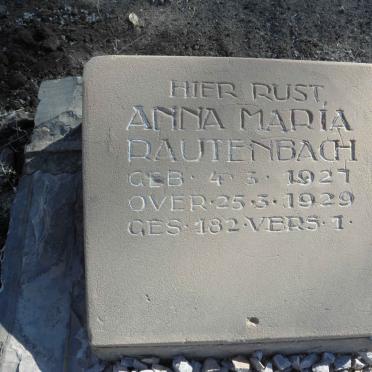 RAUTENBACH Anna Maria 1927-1929