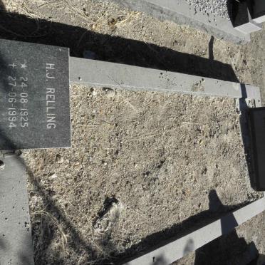 RELLING Martha 1892-1970 :: RELLING H.J. 1925-1994