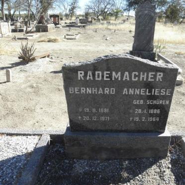 RADEMACHER Bernhard 1881-1971 &amp; Anneliese SCHUREN 1886-1964