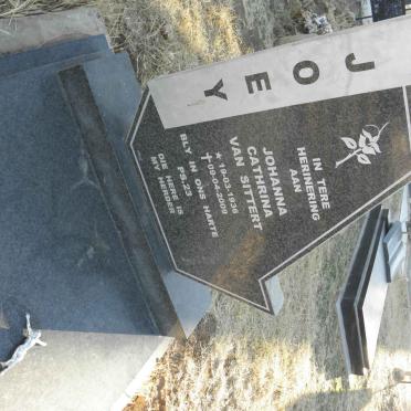 SITTERT Johanna Cathrina, van 1936-2009