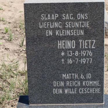 TIETZ Heino 1976-1977