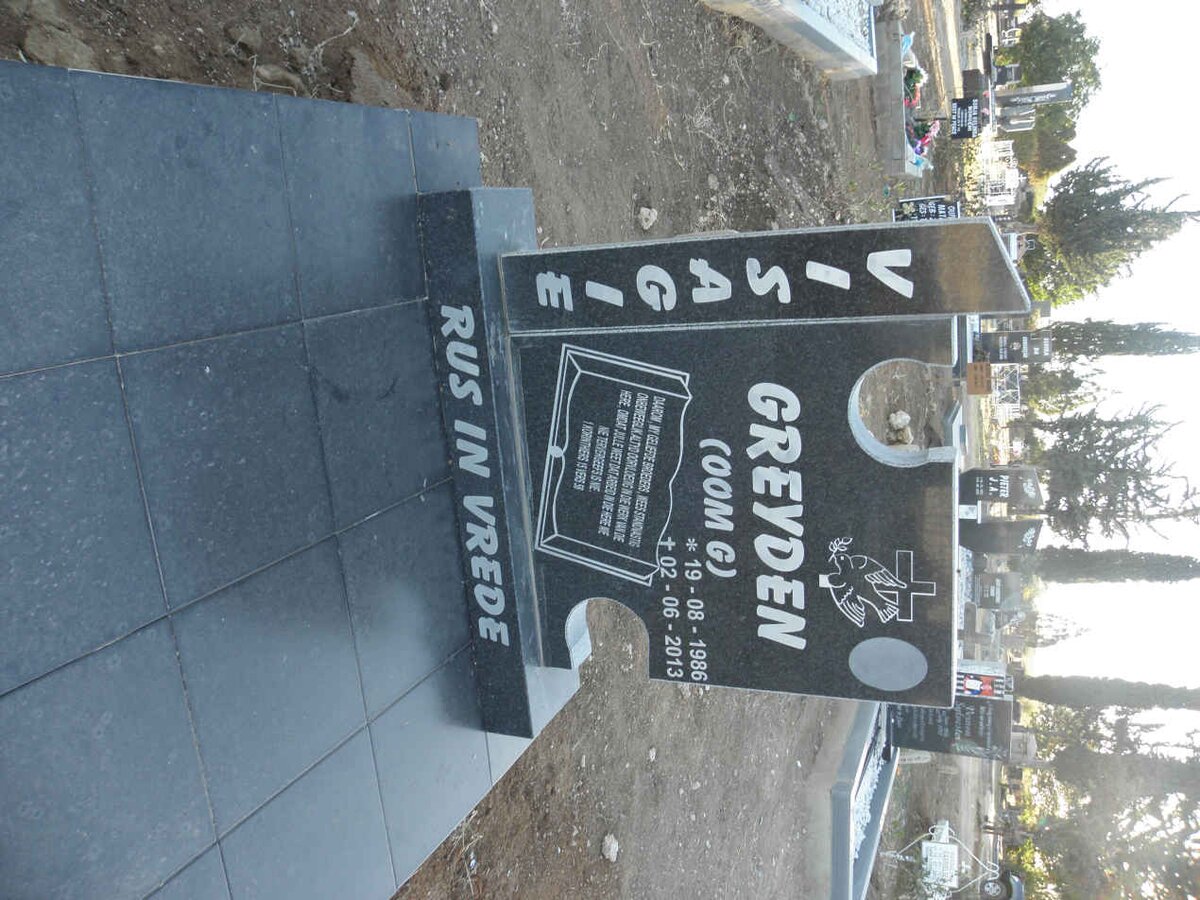 VISAGIE Greyden 1986-2013