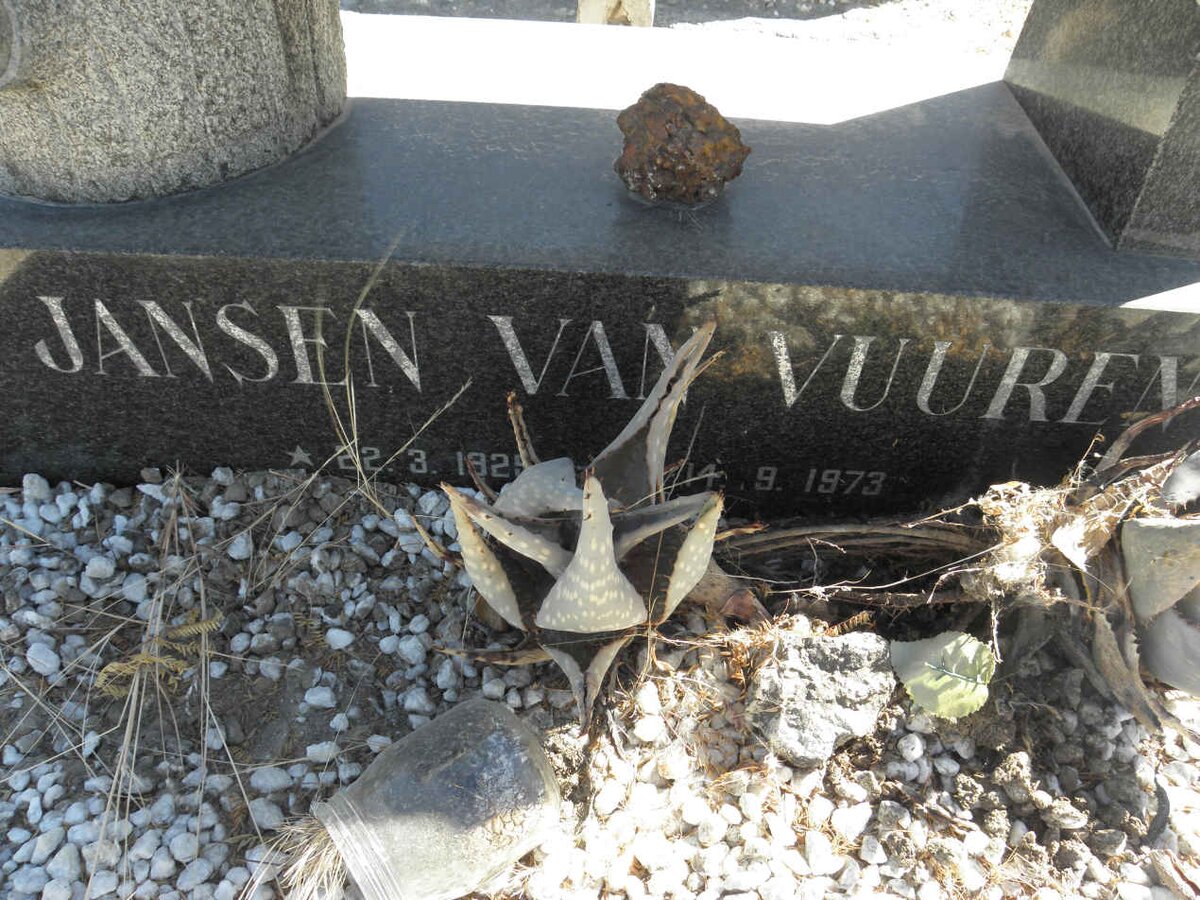 VUUREN ?, Jansen van 1925-1973