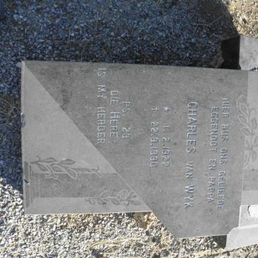 WYK Charles, van 1922-1990