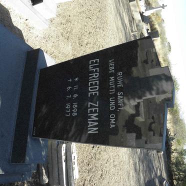 ZEMAN Elfriede 1898-1977