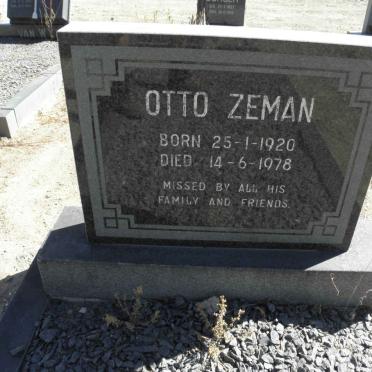 ZEMAN Otto 1920-1978