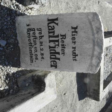 FIDDER Karl 1884-1906