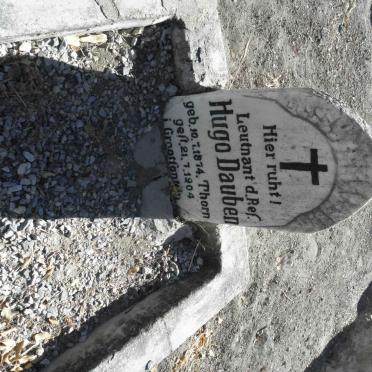 DAUBEN Hugo 1874-1904