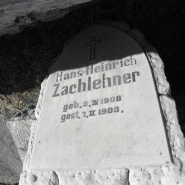 ZACHLEHNER Hans-Heinrich 1908-1908